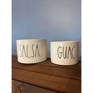 Rae Dunn By Magenta Set of 2 Guac & Salsa Serving Bowls, Taco‎ Tuesday, Party